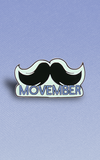 دبوس موڤمبر ~ Movember Pin