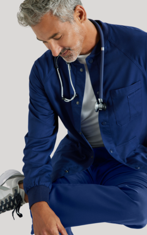 Cool Grey's Anatomy Jacket Scrub ~ Cole Warm-Up Grey's Anatomy